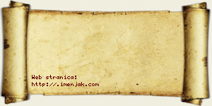 Isidor Peruničić vizit kartica